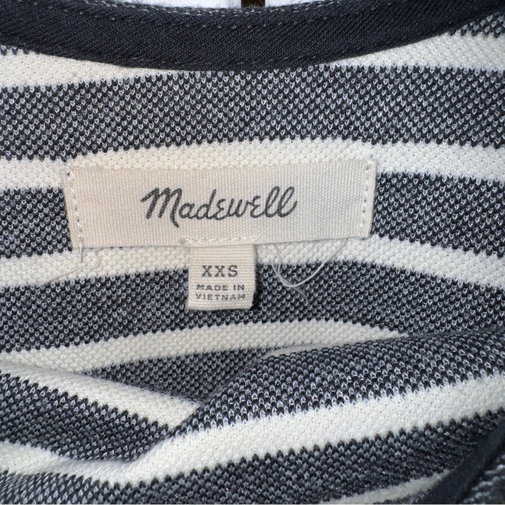 Madewell Striped Tank Dress (Style F2249, Size‎ XXS) - Picture 2 of 9
